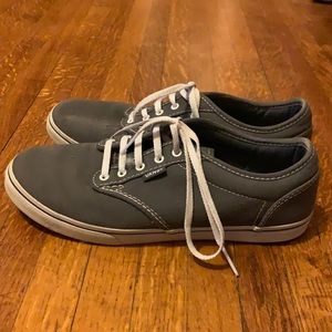 Grey Low-Top Tie-Up Vans
